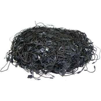 Kilitli Etiket İpi Siyah Renk